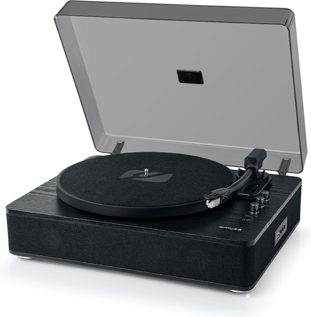 Muse MT-106WB - Stereo platenspeler met bluetooth en encoding-functie zwart