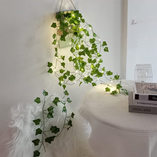 Guirlande lumineuse feuille d'érable bicolore - alimentée par USB - 10  mètres 100 lumières