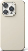 Geschikt voor Ringke Apple iPhone 14 Pro Max Silicone Back Cover Hoesje Beige