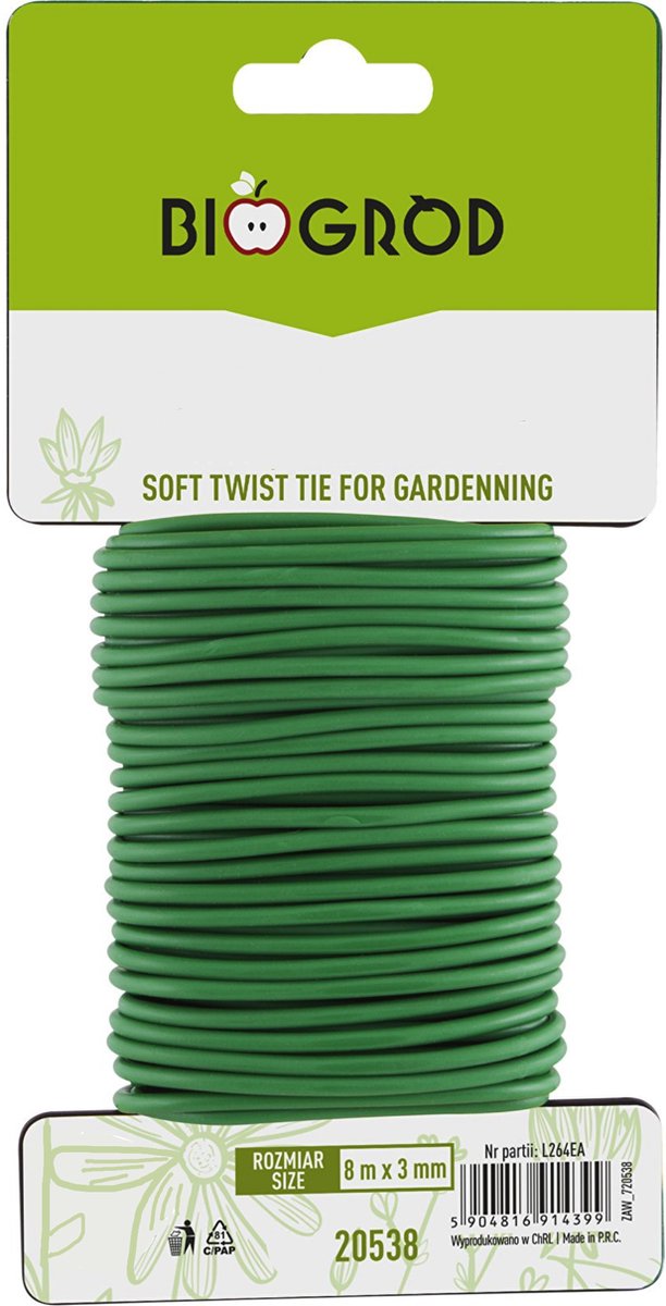 Tuin ijzerdraad - Tuinieren - 8m/3mm - binddraad - planten binddraad