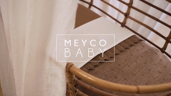 Meyco Baby Uni ledikant laken - 2-pack - white - 100x150cm - 0.3 TOG