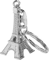 Porte-clés tour eiffel - Figurine - Paris - Tour Eiffel métal - Figurine France - Argent - 4 cm
