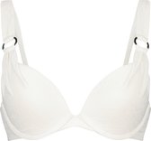 Hunkemöller Dames Badmode Voorgevormde beugel bikinitop Sri Lanka - Wit - maat E80