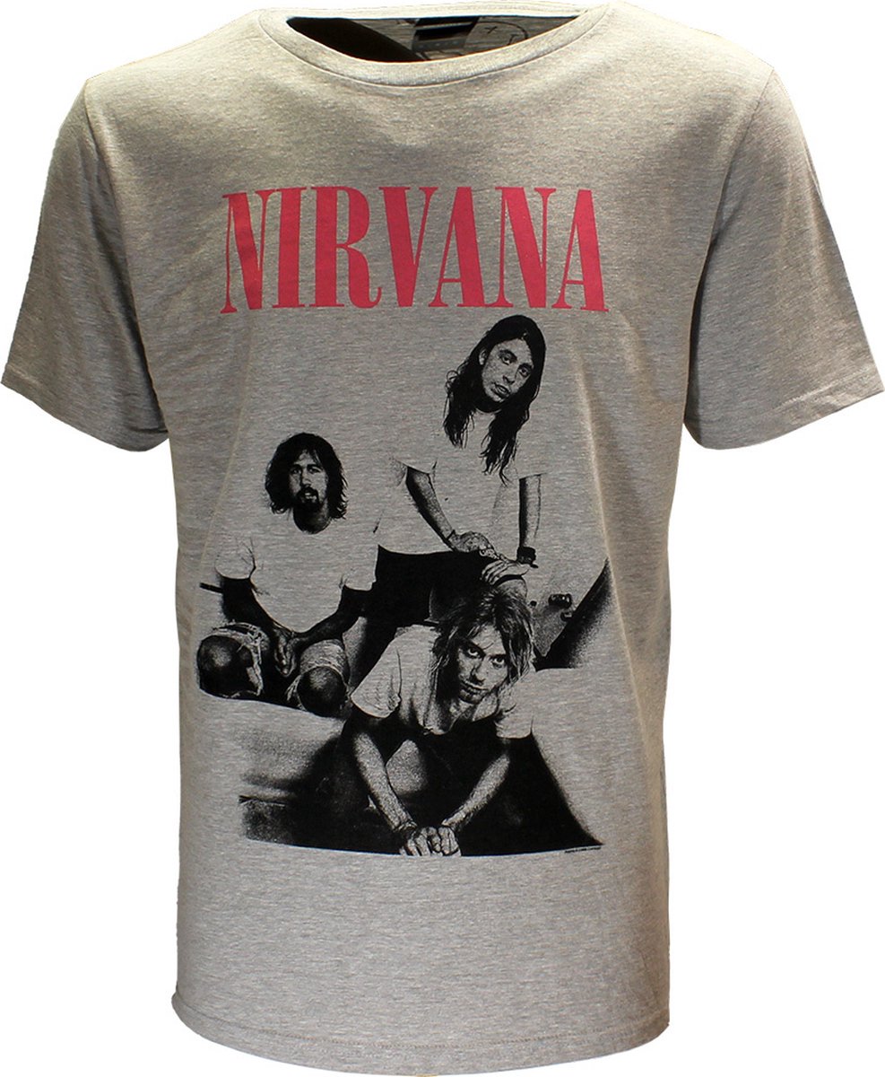 Nirvana Bathroom Photo T-Shirt - Officiële Merchandise - L