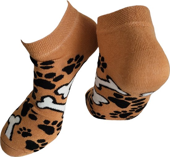 Verjaardags cadeau - Honden sokken – sneaker sokken - Hond - vrolijke sokken  -... | bol.
