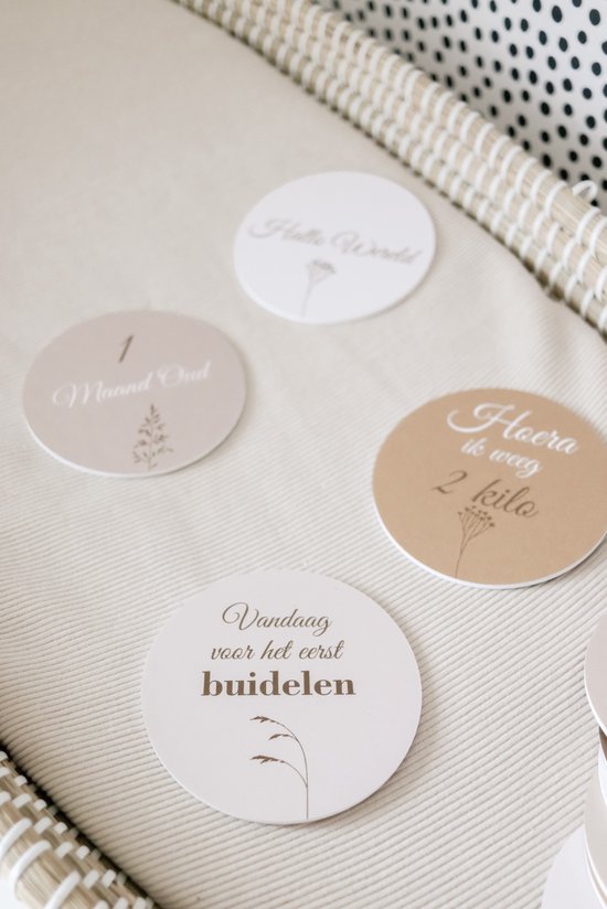 Mijlpaalkaarten prematuur baby - Mijlpaalcirkels - Newborn - Milestone kaarten - Baby - Zwanger - Geboorte cirkels van Mi — afbeelding 4