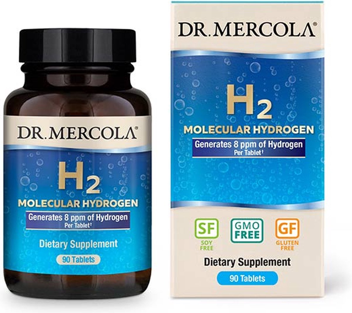 Dr. Mercola - H2 - Molecular Hydrogen - 90 tabletten