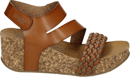 Blowfish BF7945B LEELEE-B - Sandalen met hakDames Sandalen - Kleur: Cognac - Maat: 37