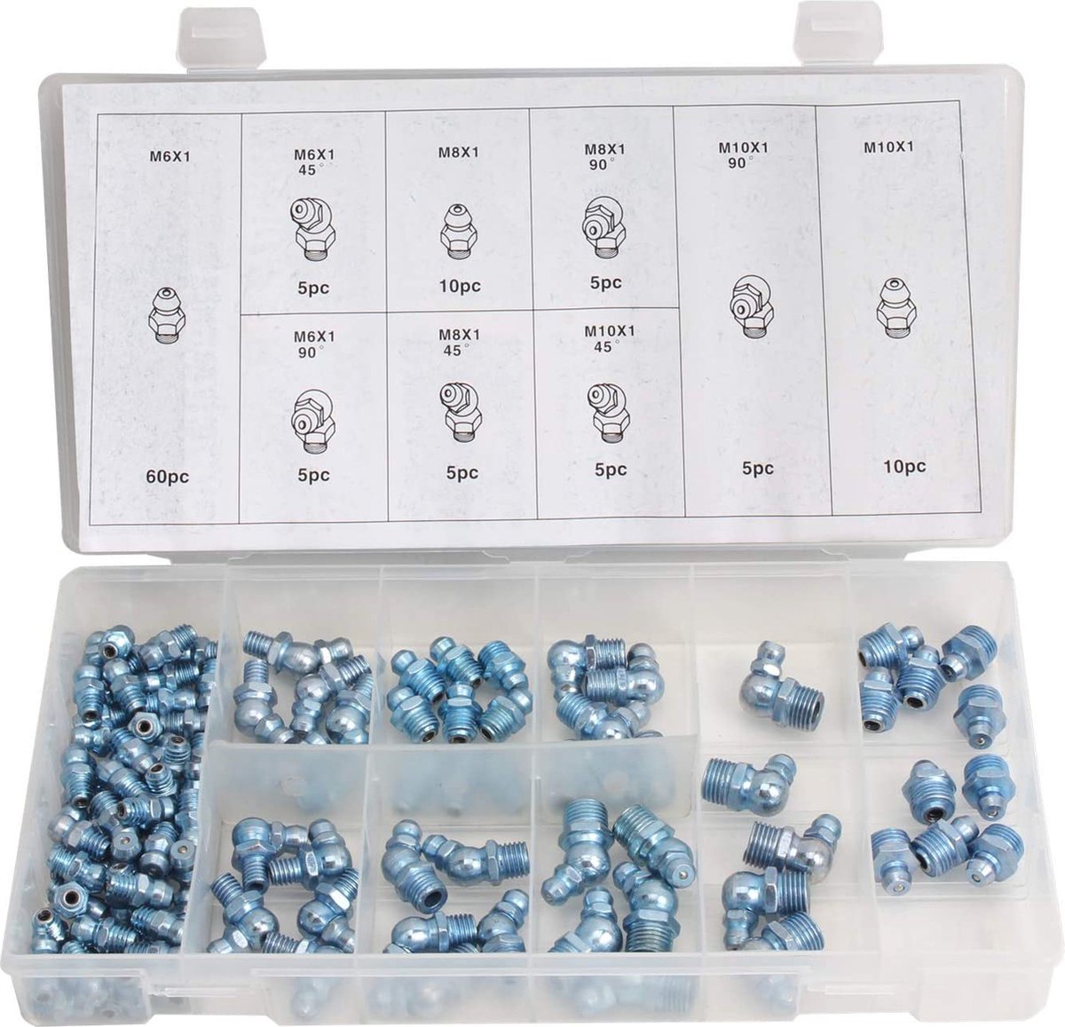 CCLIFE - Smeernippel - Assortiment - Conische Smeernippel - Meter