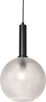 QAZQA chico - Design Hanglamp - 1 lichts - Ø 25 cm - Zwart - Woonkamer | Slaapkamer | Keuken