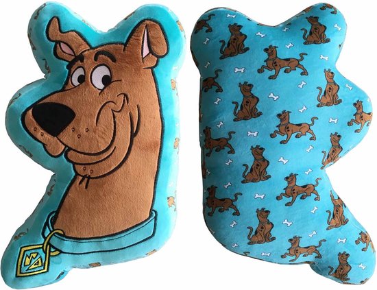 Scooby-Doo - Scooby-Doo Dubbelzijdig Gevormd Sierkussen 40cm