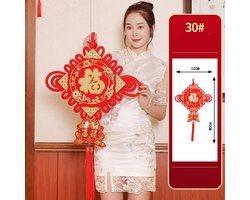 90CM Chinese stijl woonkamer deur hanger/facai fruit acryl ronde zegen hanger/binnen en buiten feestelijke zegen hanger - 福