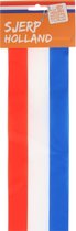 Sjerp met Nederlandse vlag - Rood / Wit / Blauw - Polyester - Lengte ca. 72 cm - Kingsday - Koningsdag