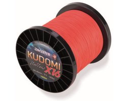 Akami Kudomi Gevlochten Vislijn 1000 M Rood 0.720 mm