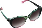 Visionmania Zonnebrillen Dames Cat Eye -  Groen/Roze