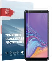 Rosso 9H Tempered Glass Screen Protector Geschikt voor Samsung Galaxy A7 (2018) | Glasplaatje | Beschermlaag | Beschermglas | 9H Hardheid