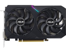 ASUS Dual NVIDIA GeForce RTX 3050 V2 OC Edition - Videokaart - 8GB - GDDR6 - PCIe 4.0 - 1x HDMI 2.1 - 1x DisplayPort 1.4 - 1x DVI-D