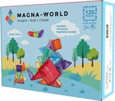 Magna-World® Classic 120 stuks - Magnetisch speelgoed - Magnetische bouwstenen - Montessori speelgoed - STEM speelgoed - Magnetic Tiles - Compatibel met de grote merken