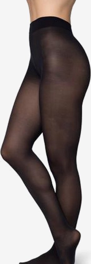 De Millennials - Panty Dames - one size - duurzaam - 40 denier - Antraciet - zwart - glans panty - netjes - mooi met hakken - mooi met jurken
