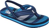 Reef Little Ahideep Sea Stripes Jongens Slippers - Blauw - Maat 21