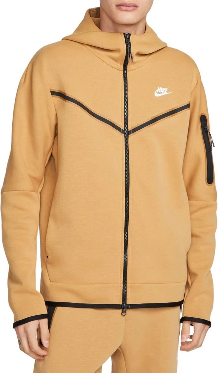 Nike Sportswear Tech Fleece Vest Mannen Beige