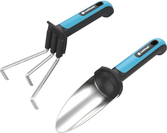 Cellfast IDEAL - Tuingereedschapset: Set van: schop/ handschoenen en hark voor tuin van Cellfast — afbeelding 2