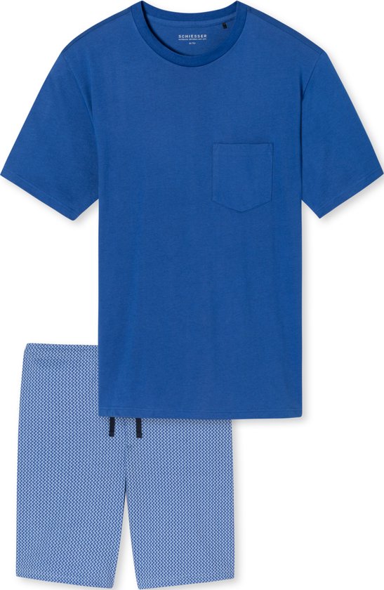 Henry Terre Heren Nachthemd met Korte Mouwen; met Opstaande Kraag, Punten, Borstzak, Knoopsluiting; Maat M-3XL, groen, XL Henry Terre Heren Nachthemd met Korte Mouwen; met Opstaande Kraag, Punten, Borstzak, Knoopsluiting; Maat M-3XL, groen, XL