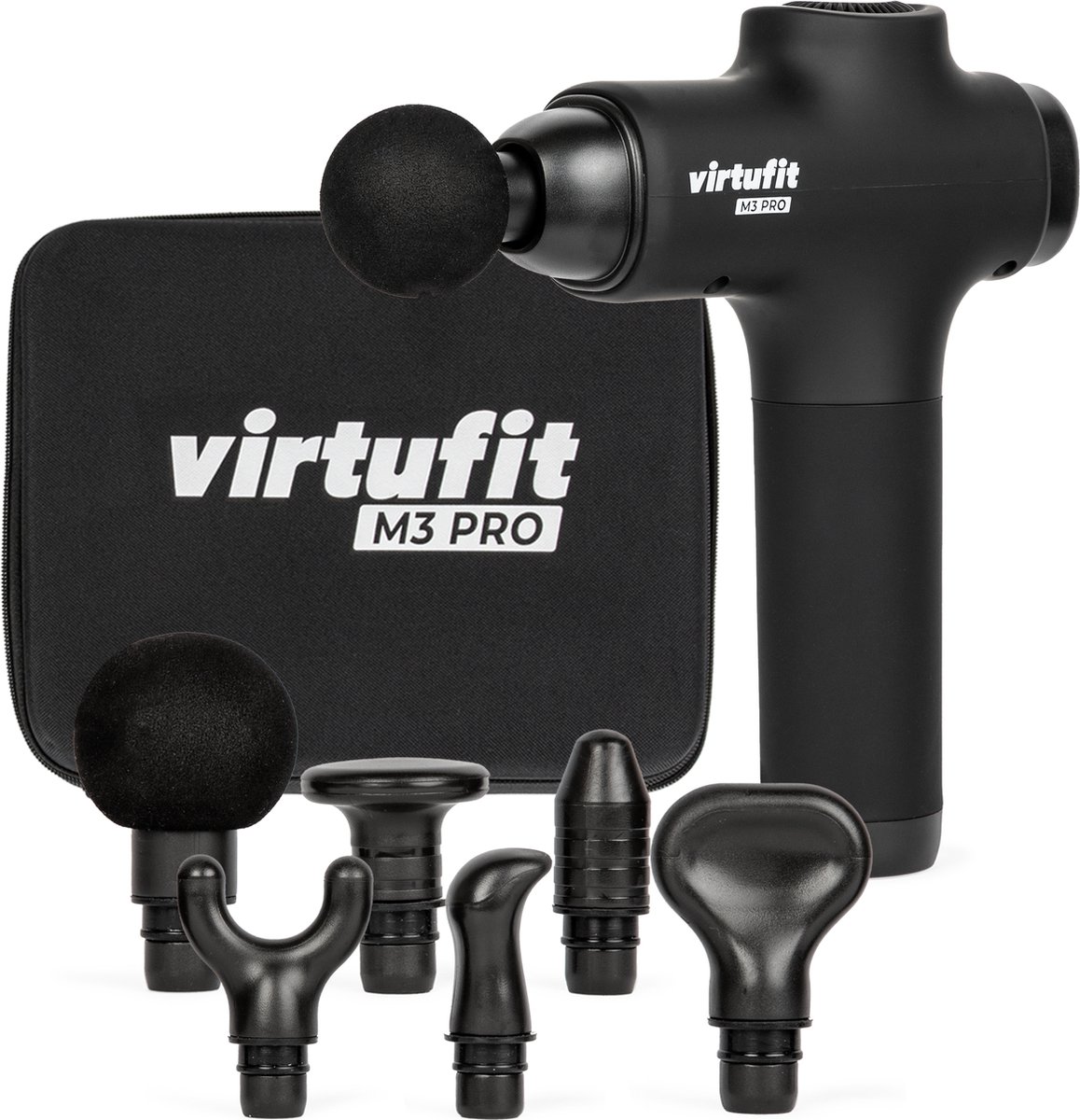 VirtuFit M3 Pro Massage Gun met 6 Opzetstukken en - afbeelding 3