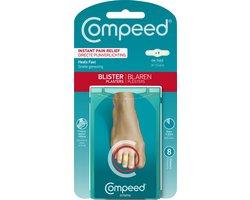 Compeed Op Tenen - Blarenpleisters - blarenpleisters bieden directe pijnverlichting, snellere genezing - 8 stuks