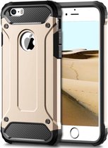 Apple iPhone 5/5S/SE Hoesje Shock Proof Hybride Back Cover Goud