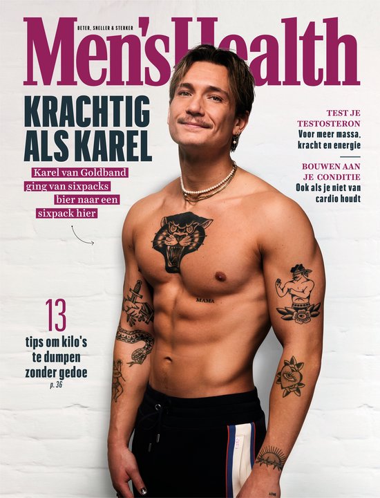 Men's Health editie 4 2023 - tijdschrift - Karel Gerlach