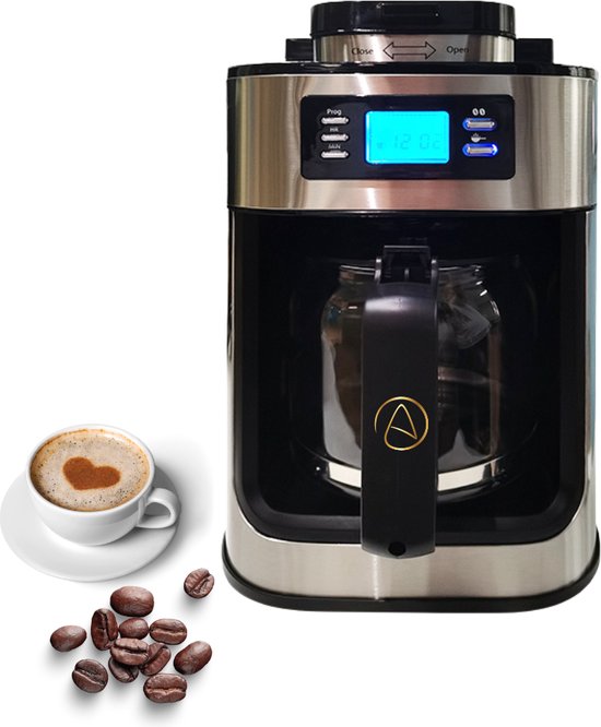 Royal Catering - Royal Catering RC-WBDWTC6G Machine à café filtre Cafetière à filtre Cafetière pro Percolateur électrique 6 l Acier inoxydable