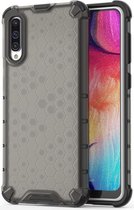 Samsung Galaxy A50 Siliconen Hoesje Shock Proof Hybride Zwart