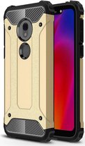 Motorola Moto G7 Play Hybride Hoesje Goud