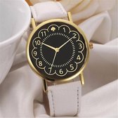 Fako Bijoux® - Horloge - Honhx - Classic - Wit