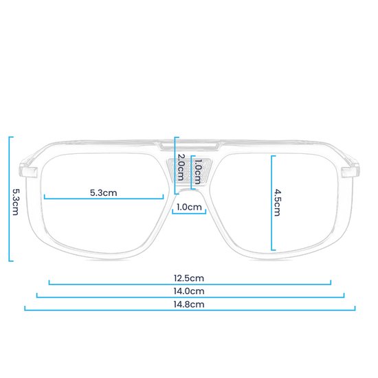 Ibiza Boss zonnebril - Festival rave bril - Glasses - Bruin / goud van Merkloos — afbeelding 3