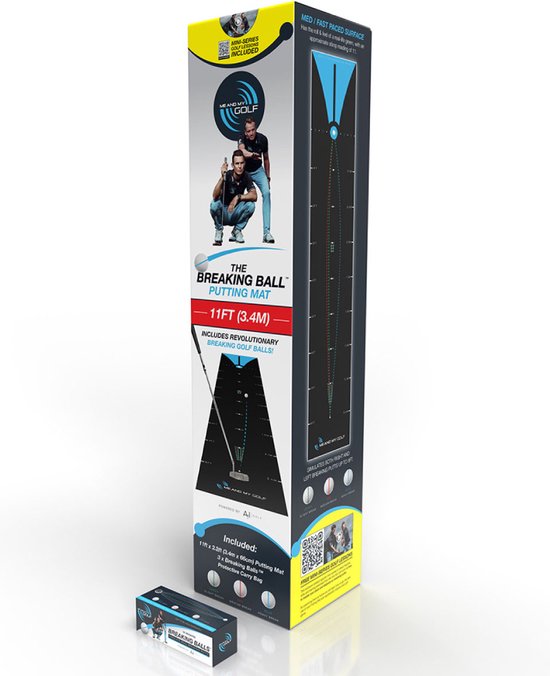 Me And My Golf Home Breaking Ball Puttingmat 3,4m (11ft) van Merkloos — afbeelding 5