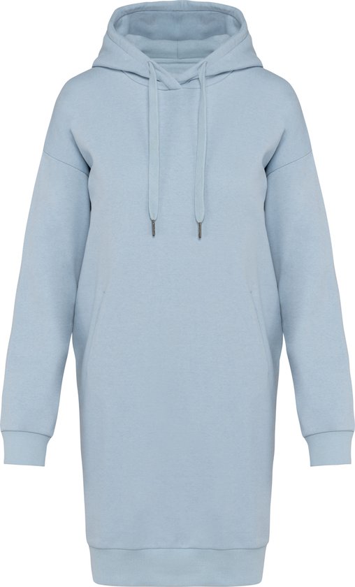 Biologische oversized sweaterjurk dames Aquamarine - S