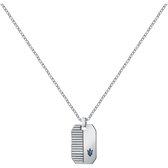 Maserati heren ketting roestvrij staal One Size Zilver 32024151