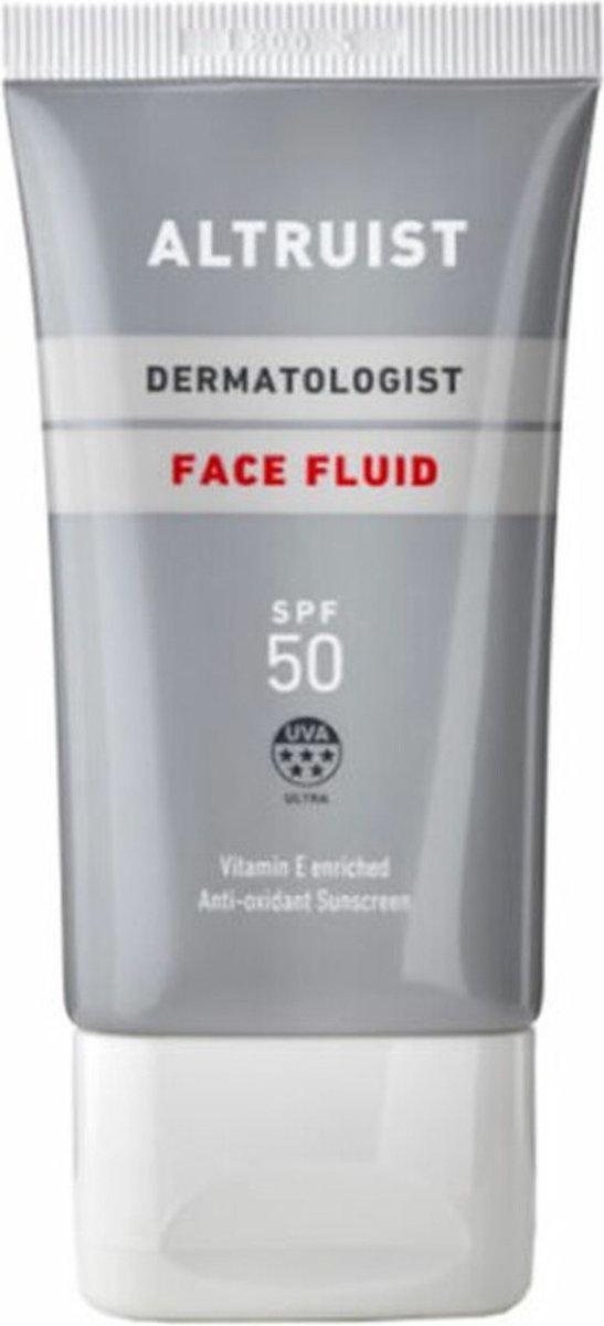 Altruist Zonnebrandcrème Face Fluid SPF 50 - 2 x 50 ml - Voordeelverpakking
