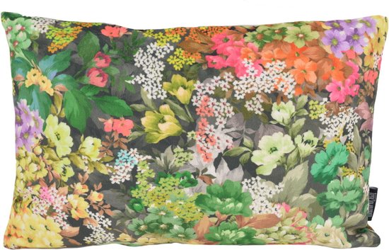 Sierkussen Velvet Flowers #1 Long | 30 x 50 cm | Velvet/Polyester