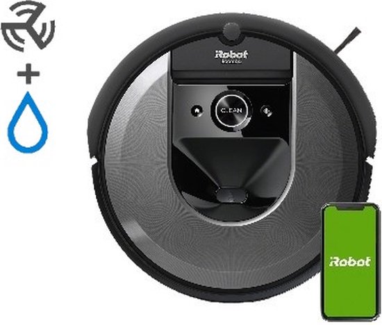 iRobot Roomba Combo® i8 - Robotstofzuiger met Dweilfunctie - Met Laadstation - Ideaal voor Huisdieren - i8178