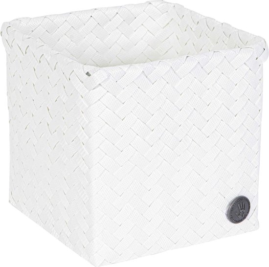 Open basket square 15 white