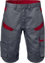 Fristads Korte Broek 2562 Stfp - Grijs/Rood - C46