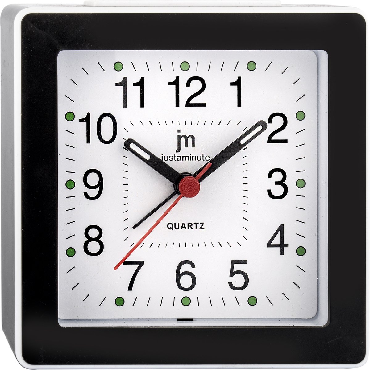 Just a Minute | Wekker | Wit/zwart
