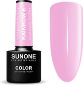 SUNONE UV/LED Gellak 5ml. Rainbow 6 - Roze - Glanzend - Gel nagellak