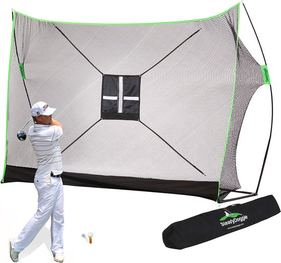 Steadydoggie® Golfnet Pakket - Pro Golf Oefennet, Chipping Target en Tas (Netpakket)