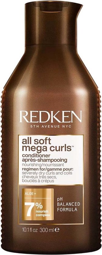 Redken - All Soft Mega Curls - Conditioner voor krullend- of pluizend haar - 1000 ml