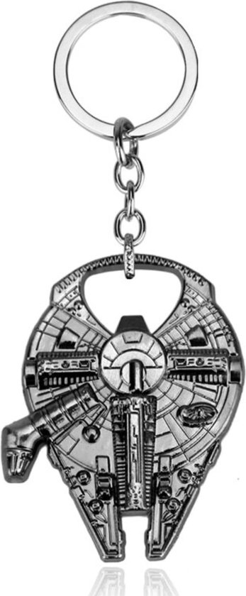 JAXY Star Wars Keychain - Star Wars Keychain - Opener - Bottle Opener Keychain - Keychain Disney - Keyring - Beer Opener - Millennium Falcon