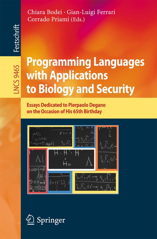 Programming Languages with Applications to Biology and Secur ... - cover